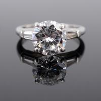 Platinum & Diamond Estate Ring, GIA Report - Sold for $7,040 on 03-01-2025 (Lot 274).jpg